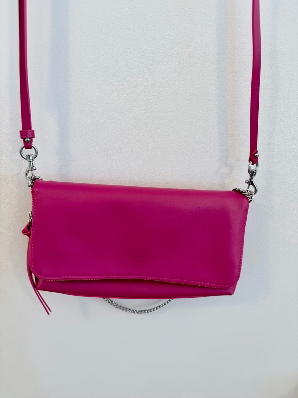 Rebecca Minkoff Acid Pink Leather Crossbody - Picture 3 of 8